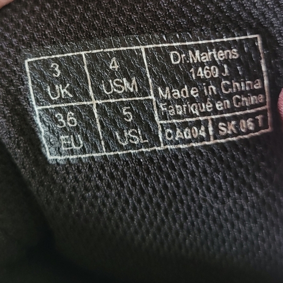 Dr Martens 1460 Smooth Leather Laceup Boots, GUC, Size 5 - Picture 11 of 13